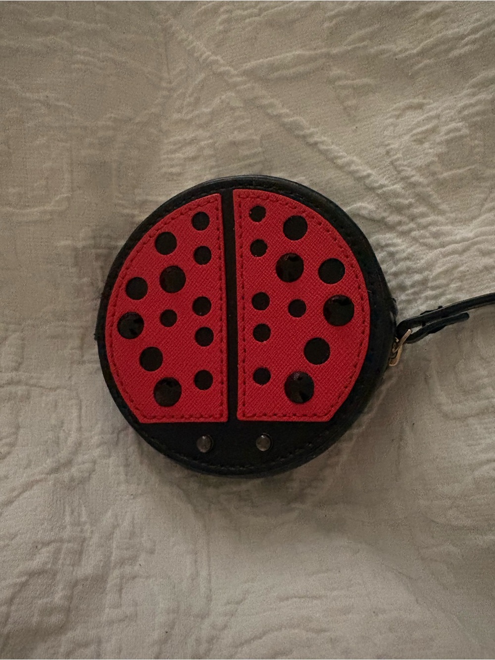 kate spade Red and Black Ladybug Coin Purse